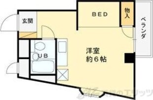 川端マンション(吹田)の物件間取画像